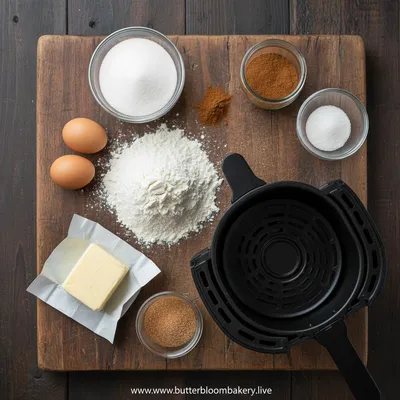 Crispy Air Fryer Churro Bites - cooking process