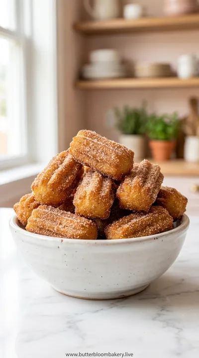 Crispy Air Fryer Churro Bites