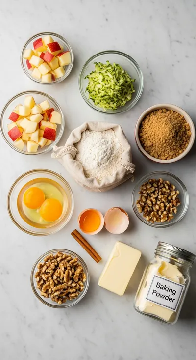 Apple Zucchini Bread Recipe - cooking process