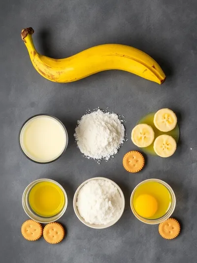 Old-Fashioned Homemade Banana Pudding - ingredients preparation