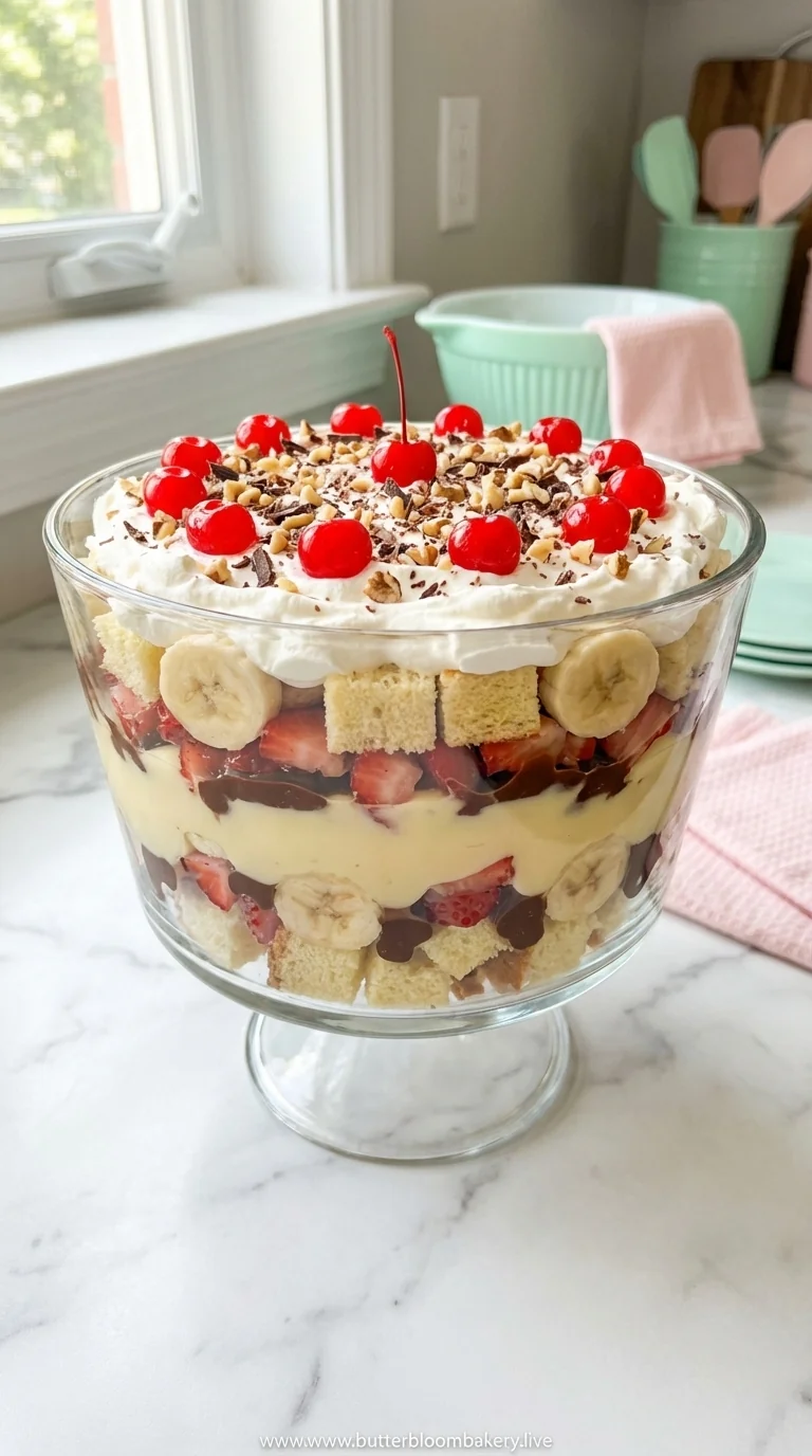 Banana Split Trifle Recipe