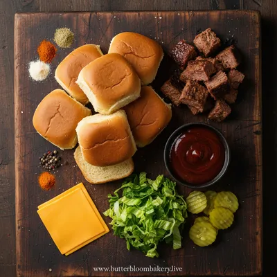 BBQ Beef Sliders with Homemade BBQ Sauce - cooking process