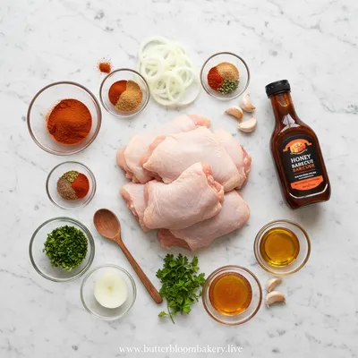 BBQ Chicken Recipe - cooking process