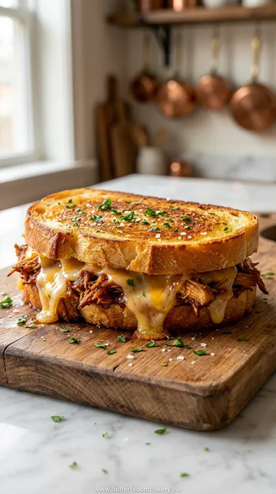 BBQ Chicken Grilled Cheese