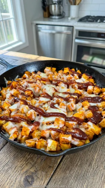 BBQ Chicken Potato Skillet Recipe