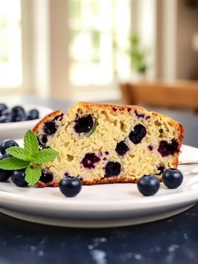 Blueberry Zucchini Bread Recipe - ready to serve