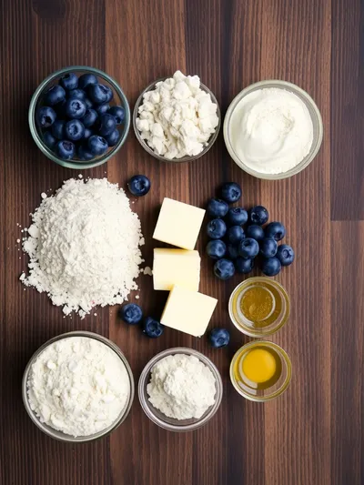 Blueberry Zucchini Bread Recipe - ingredients preparation
