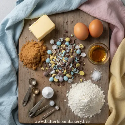 Chewy Cadbury Egg Cookies - cooking process
