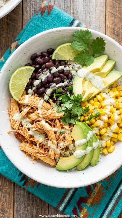 Chicken Burrito Bowl (Slow Cooker)