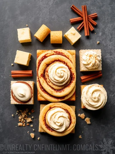 Cinnamon Roll Cake - ingredients preparation