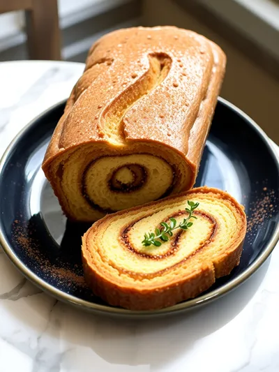 Cinnamon Swirl Zucchini Bread - cooking process