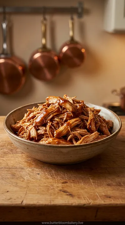 Crockpot BBQ Chicken – Easy Pulled Chicken Recipe