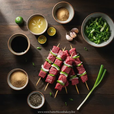 Filipino Beef Barbecue Recipe - cooking process