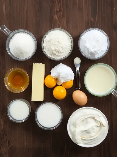 Heaven on Earth Cake - ingredients preparation