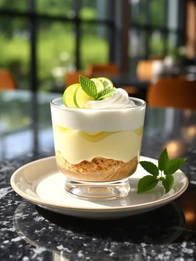 Key Lime Pie Trifle - ready to serve