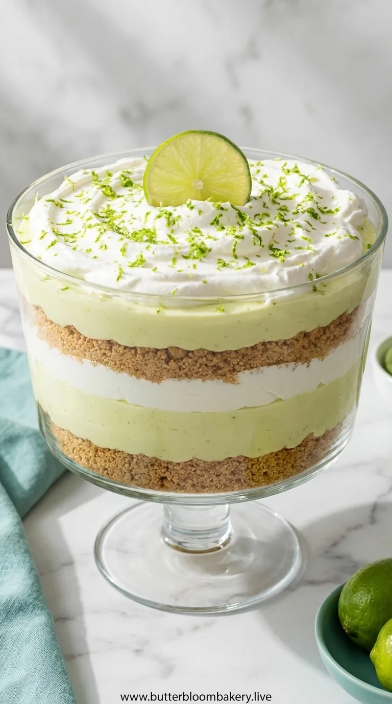 Key Lime Pie Trifle – 3‑Layer No‑Bake Dessert