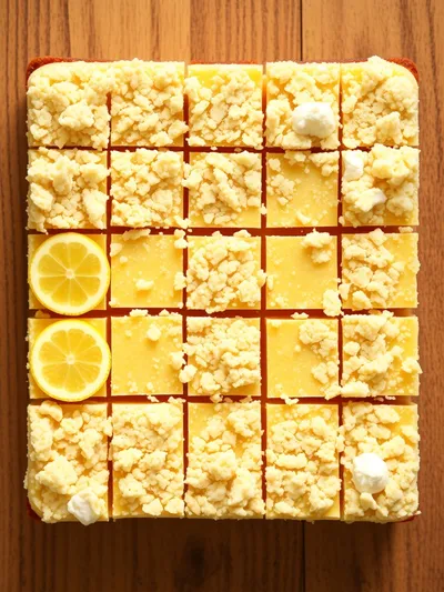 Lemon Crumble Bars – Simple 3‑Ingredient Treat - ingredients preparation
