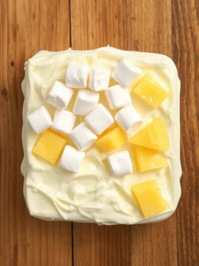 Easy Lemon Fluff Salad Dessert - ingredients preparation