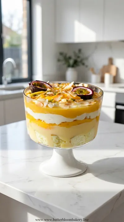 Lemon Mango Passionfruit Trifle
