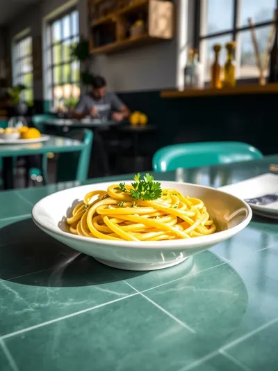 Lemon Pasta – Light & Cream-Free Recipe - cooking process