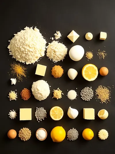 Lemon Poppy Seed Cake – Hyper Moist - ingredients preparation