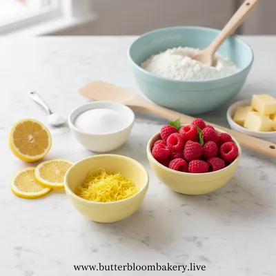 Lemon Raspberry Cookies Recipe - cooking process