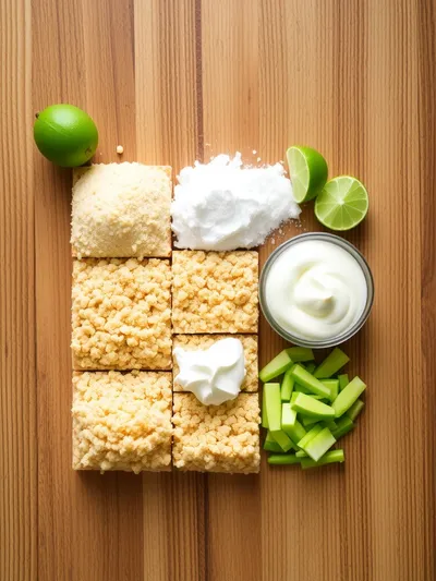 Mini Key Lime Pie – No‑Bake Mini Treat - ingredients preparation