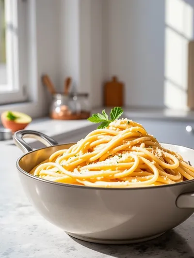 One Pot Creamy Garlic Pasta
