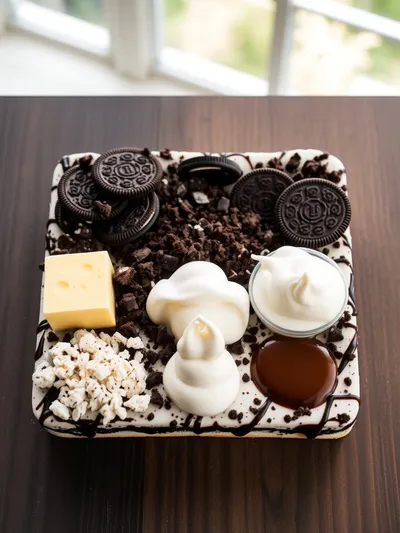 Oreo Poke Cake – Easy No‑Bake Dessert - ingredients preparation