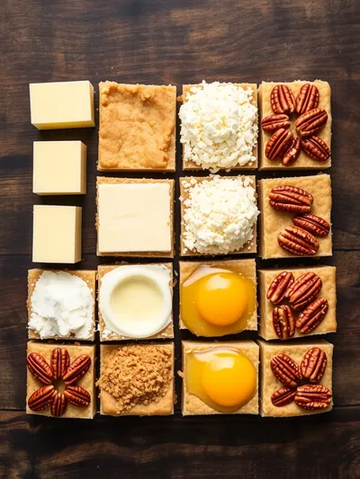 Pecan Pie Cheesecake Bars – Easy Dessert Recipe - ingredients preparation