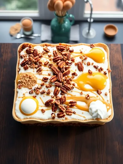 Pecan Pie Lasagna - ingredients preparation