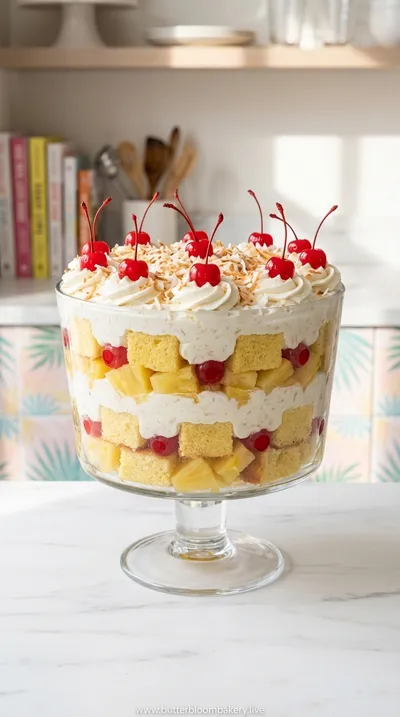 Pina Colada Cake Trifle