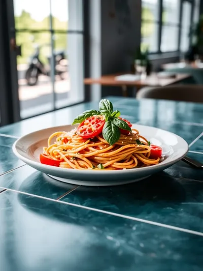 Roasted Tomato and Garlic Ricotta Pasta - cooking process