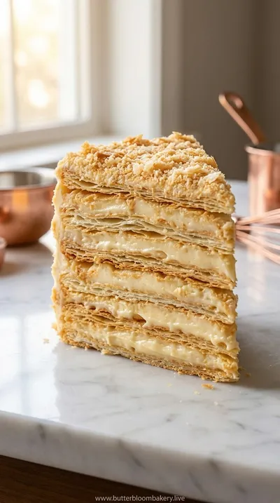 Russian Napoleon Cake – Classic Puff Pastry Dessert