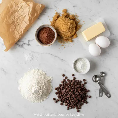 Salted Brownie Crinkle Cookies - cooking process