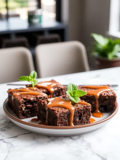 Samoa Box Mix Brownies - cooking process
