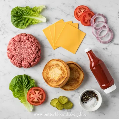 Juicy Smash Burgers on the Griddle - cooking process