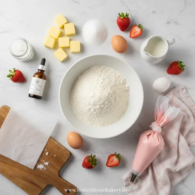 Strawberry Cake: Homemade Delight - cooking process