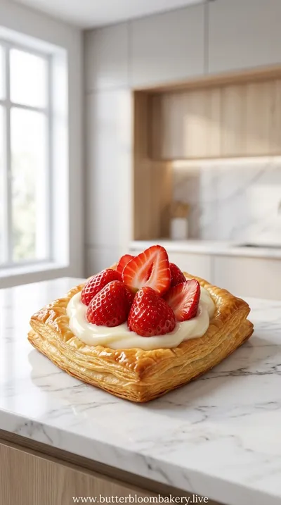 Quick & Easy Strawberry Danish