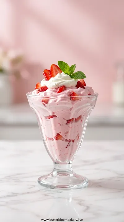 Easy Strawberry Fluff - Creamy No-Bake Dessert