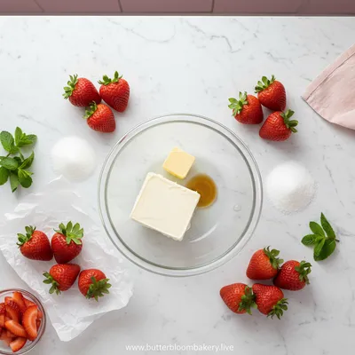 Elegant Strawberry Jelly Cake - cooking process