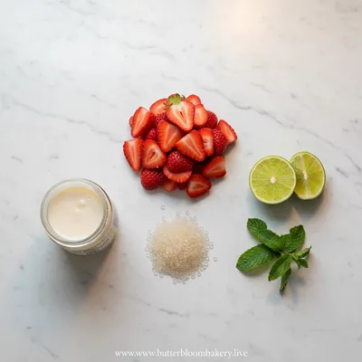 5-Ingredient Strawberry Sago - cooking process