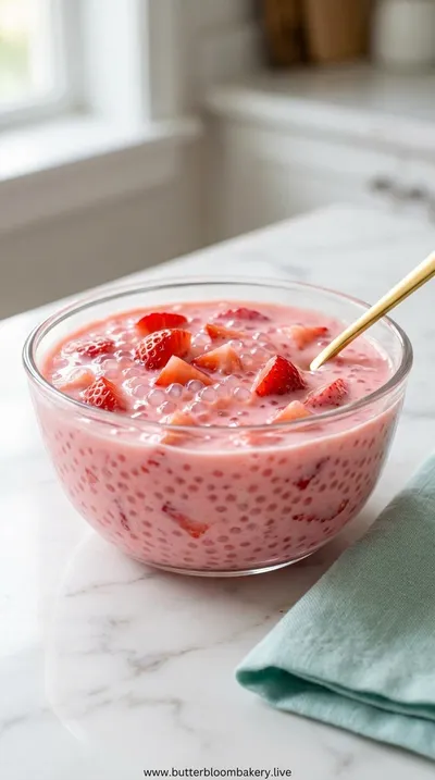 5-Ingredient Strawberry Sago