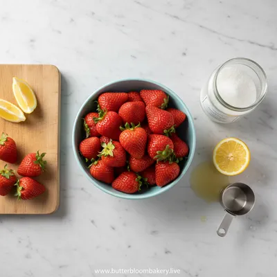 Homemede Strawberry Sorbet – Sweet, Refreshing Treat - cooking process