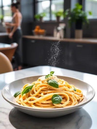 Vodka Pasta Recipe - ready to serve