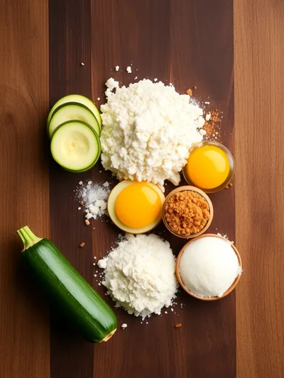 Super Moist Zucchini Bread - ingredients preparation