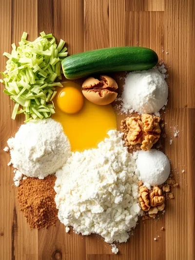 Extra Moist Zucchini Bread – Easy Homemade Quick Bread - ingredients preparation